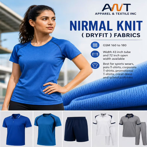 Nirmal Knit Dry-Fit Fabric Manufacturer
